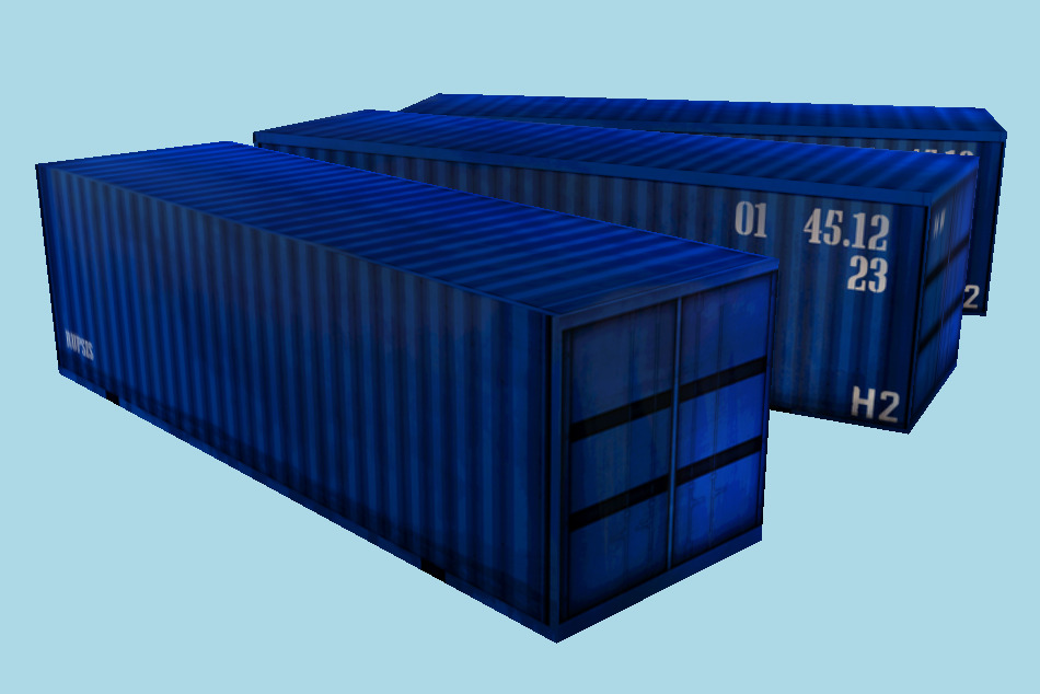 Shipping Containers 3d model